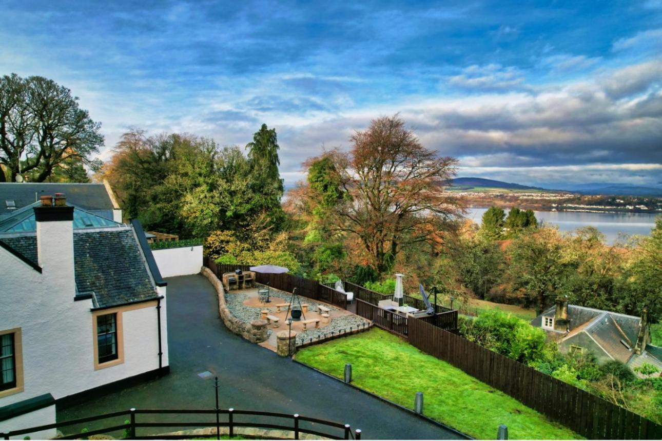 Villa Gleddoch Coach House Langbank Esterno foto