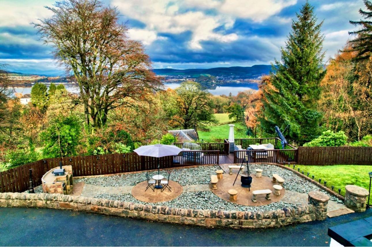 Villa Gleddoch Coach House Langbank Esterno foto